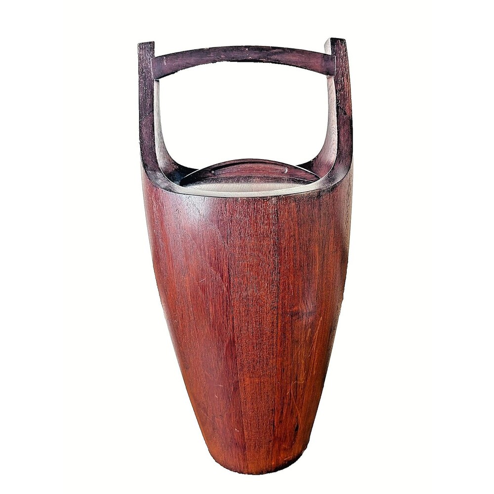 Vtg Dansk Teak Ice Bucket Jens Quistgaard Denmark Mid Century Modern MCM 19"